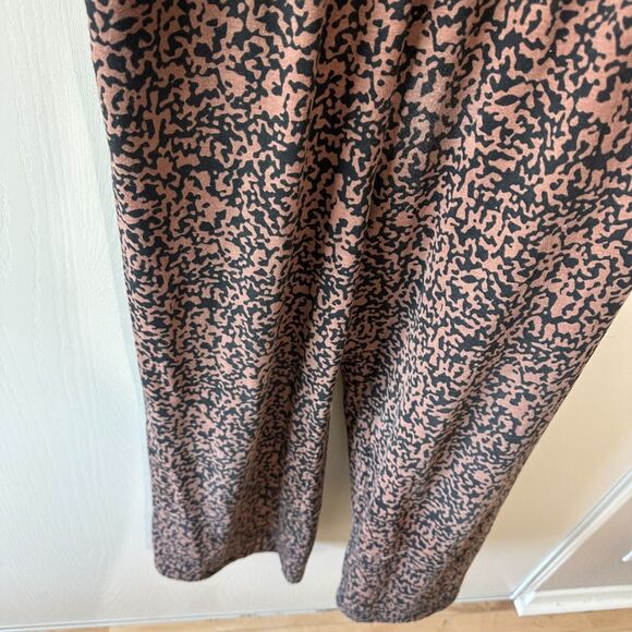 Pact Womens Organic Cotton Abstract Print Wide Leg Jumpsuit Sustainable Sz Small - Picture 3 of 6